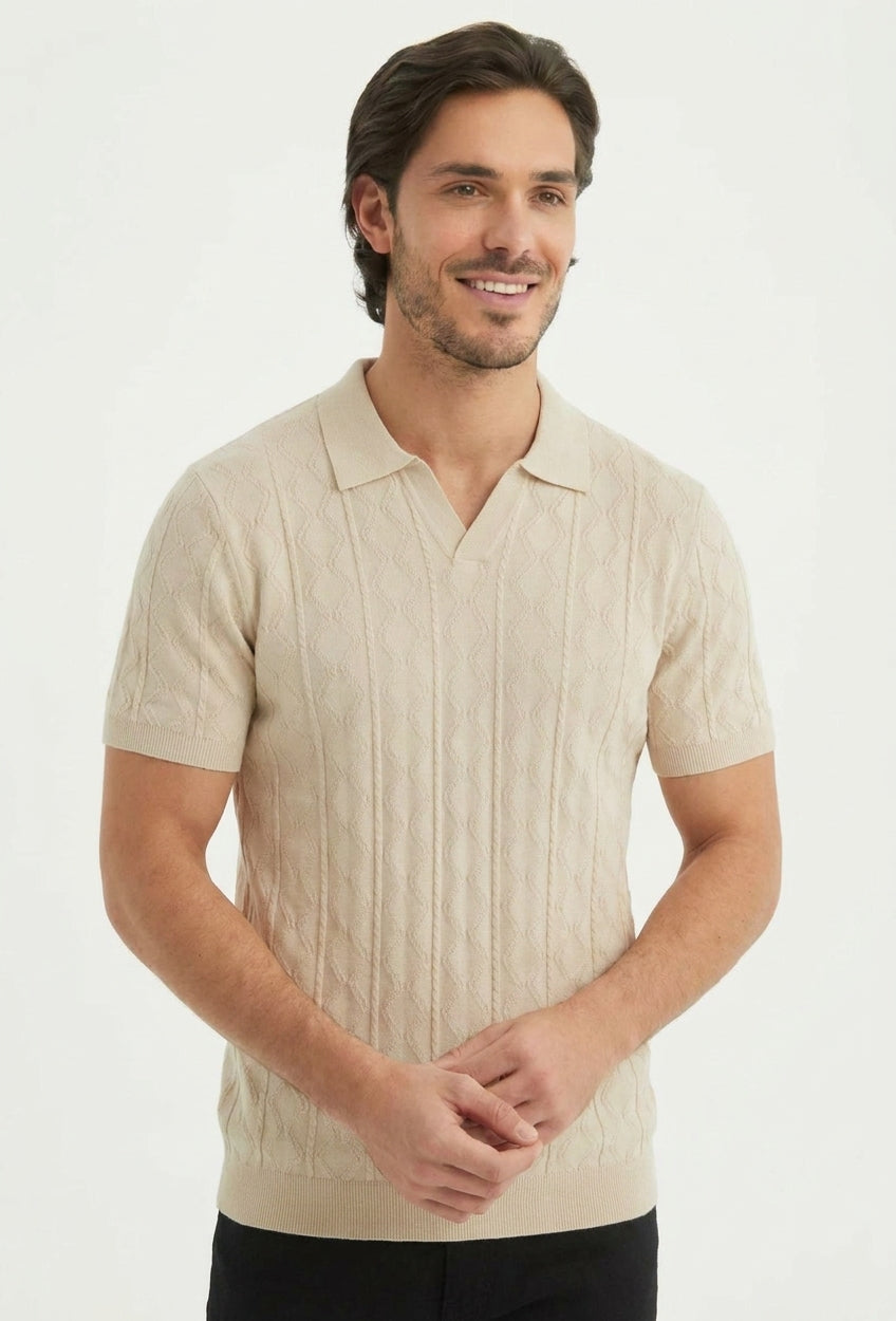 Classic V-Neck Polo