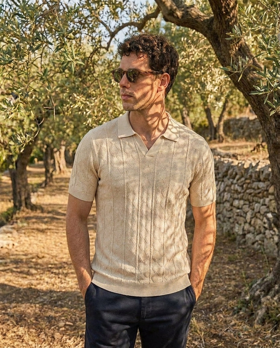 Classic V-Neck Polo