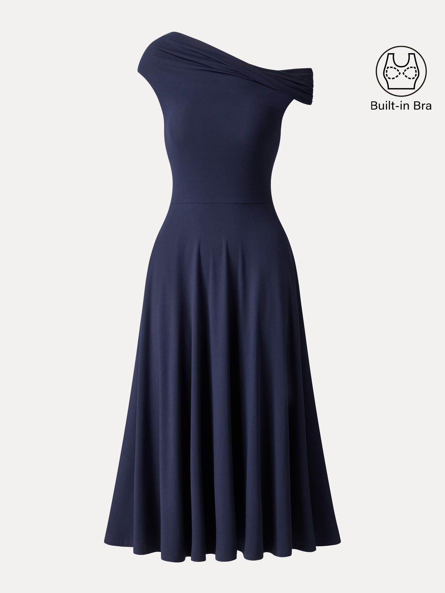 SkinKiss Multi-Wear Midi Bra Dress with Pockets