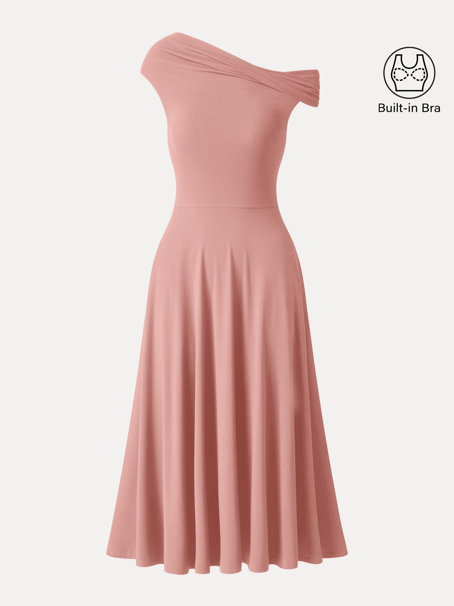 SkinKiss Multi-Wear Midi Bra Dress with Pockets