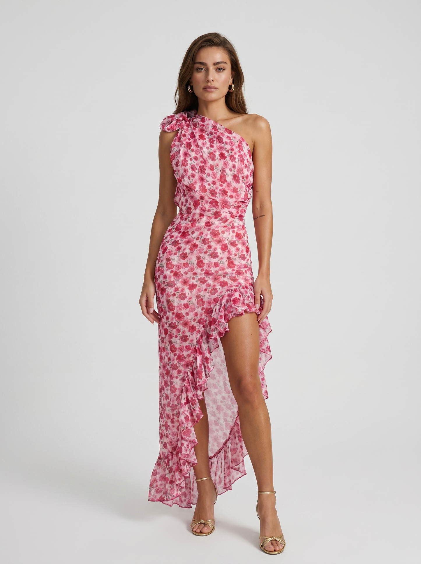 Floral-print dress