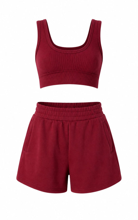 Loop Terry Up Shore Fold Over Short